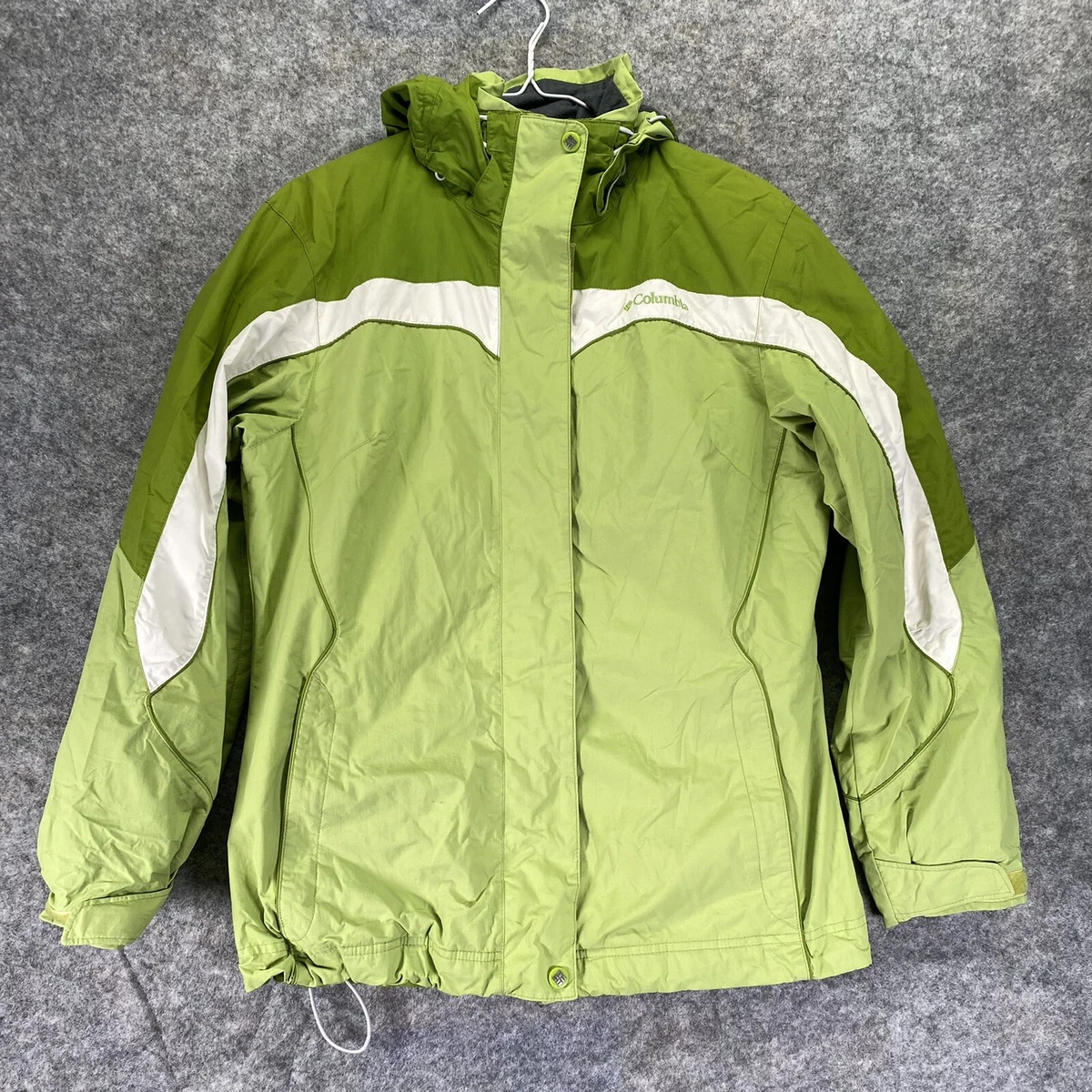Columbia green winter jacket 2025
