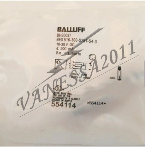 NEW IN BOX BALLUFF BES 516 300 S335 S4 D One Year Warranty