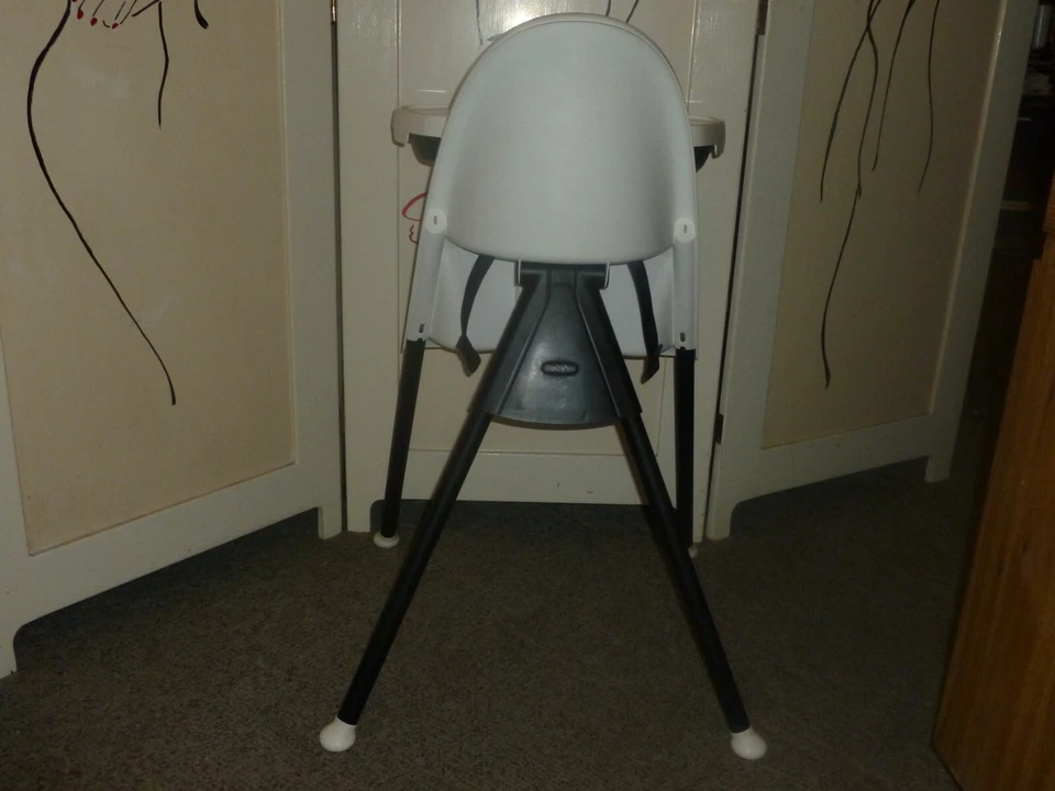 BABYBJORN SILLA ALTA MODERNA BLANCA / BABY BJORN HECHA EN SUECIA 2009 SIN RESERVA Foto 3 de 4