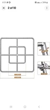 24 Inch Square Fire Pit Burner Ring For Natural Gas And Propane Fire Pit