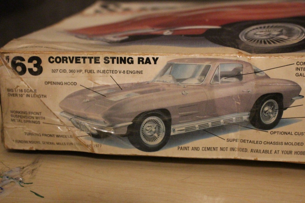 MPC 1/16 Super Vette 1963 Corvette Stingray Model Kit | eBay