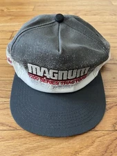 Vintage Magnum Tractors Strapback Hat Cap K Products Farm Agriculture Americana