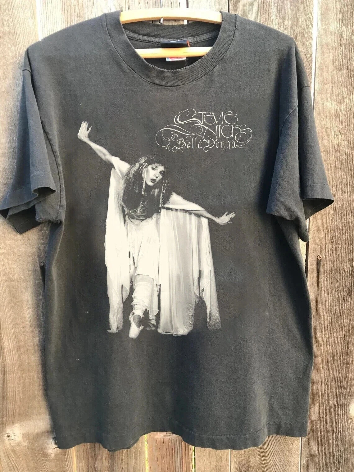 Stevie Nicks Bella Donna graphic Black T shirt Men Women 80 90s