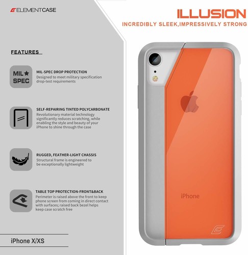 Element ILLUSION Case Drop Tested Impact Protection for Apple iPhone XR - Picture 5 of 7