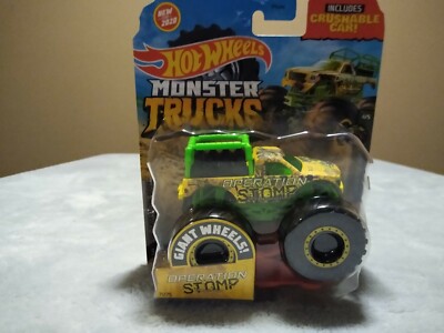 Hot Wheels Monster Truck   Operation Stomp   Crushable Cars 2020 ~NEW