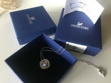 Swarowski pendente con gemma cristallo circa 1x1 cm, nuova, Scatola e confez int