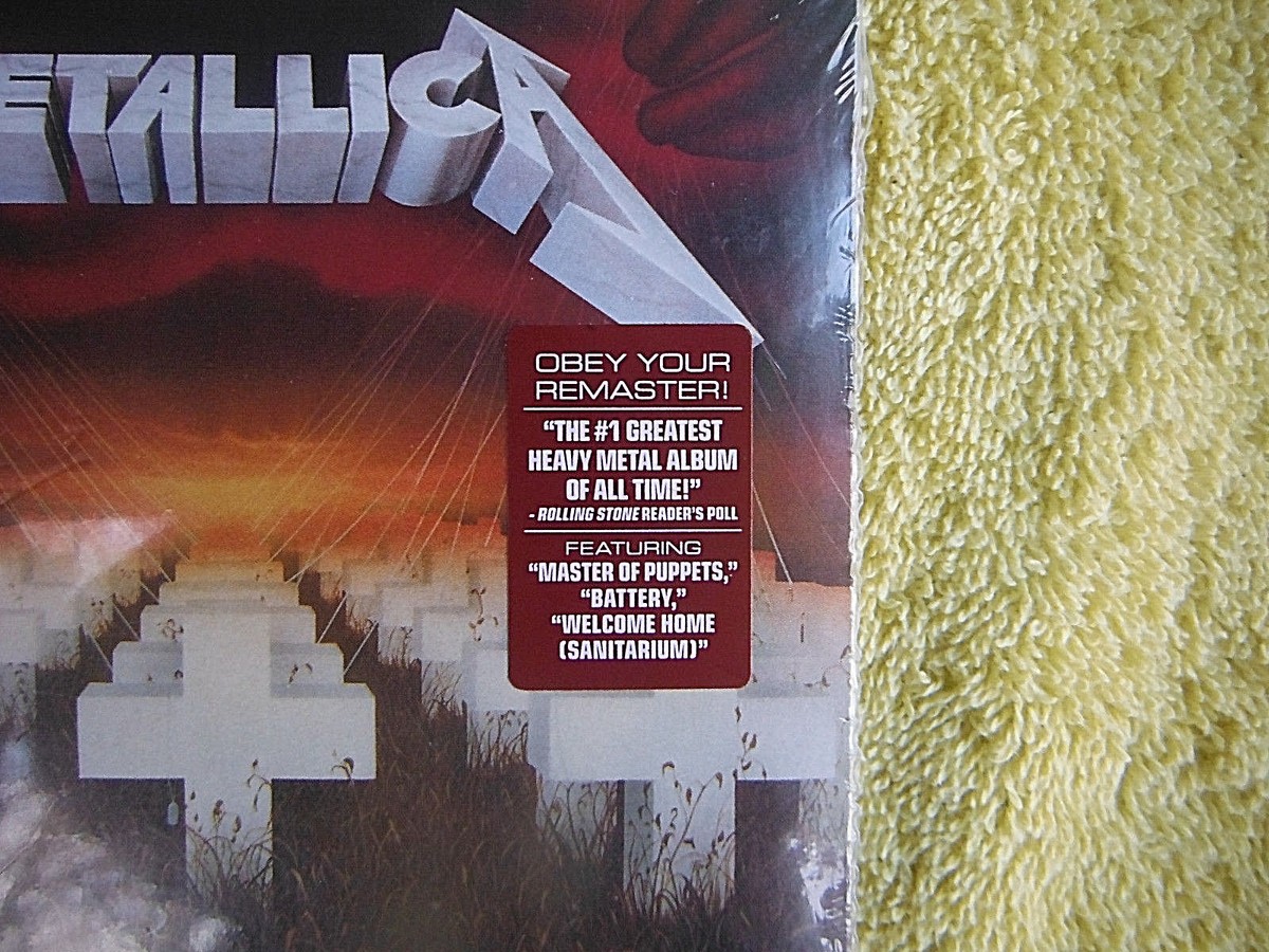 BRAND NEW/SEALED CD METALLICA MASTER OF PUPPETS REMASTER SLIP CARD