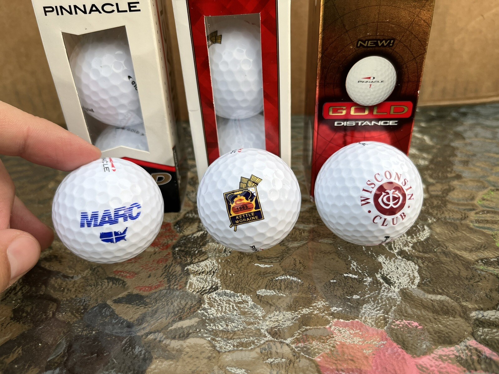 3 Sleeves Pinnacle 1 Gold Distance Golf Balls NEW NIB With Logos eBay