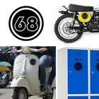 Number 68 v02, Sticker Vinyl