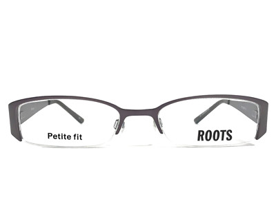 Roots Petite Brille Rahmen RT526 STL CEN Gunmetal Grau Halbe Felge 48-17-130