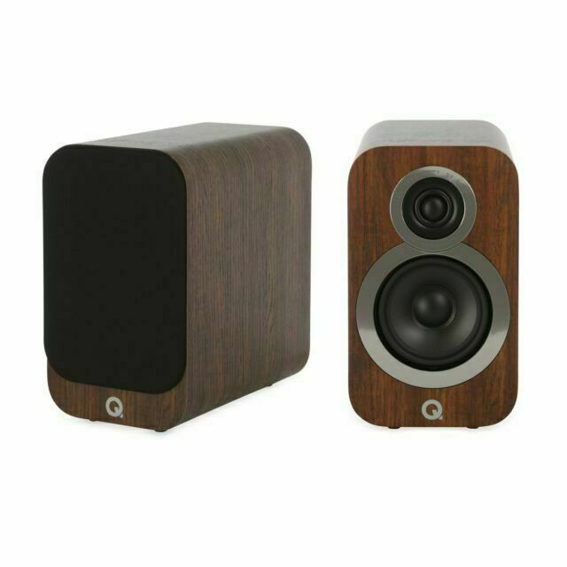 Q Acoustics 3020i 75W Bookshelf Speaker Pair English Walnut for