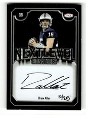 2025 SAGE Next Level Signature Silver Drew Allar RC AUTO 10/25 Penn State