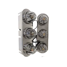 JML KENWORTH 15" Front Watermelon Breather Brackets ONLY - 3 Light Holes (PAIR)