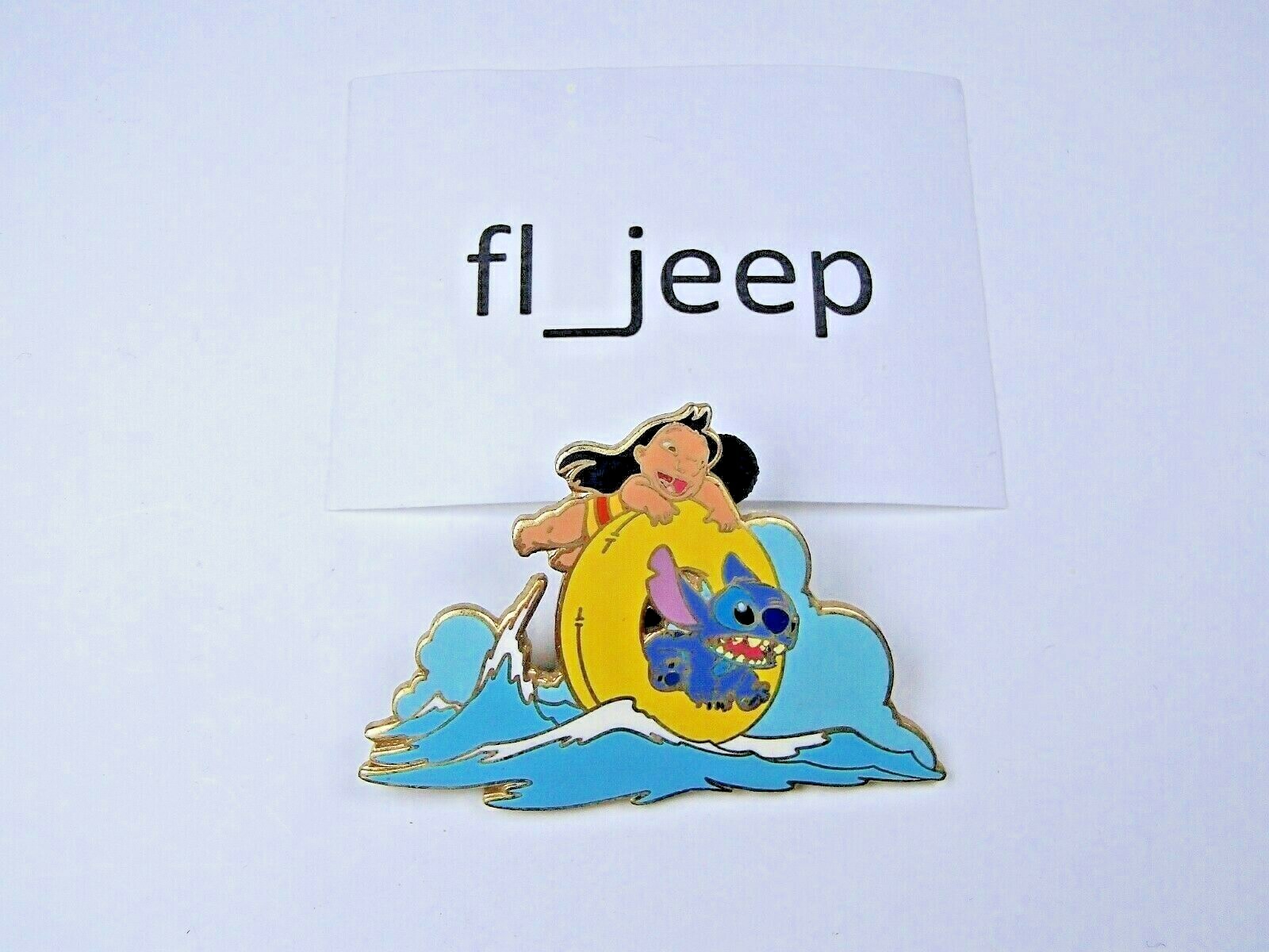 Disney Pin Stitch Sundays - Lilo & Stitch Surfing in inner tube [24051] LS