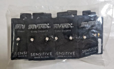 10 PAIRS NEW 3mm Gold Plated CUBIC ZIRCONIA Earrings Sensitive Bulk Wholesale