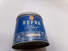 Supra Filter   1  seltene  alte Tabakdose oval 50 er Jahre