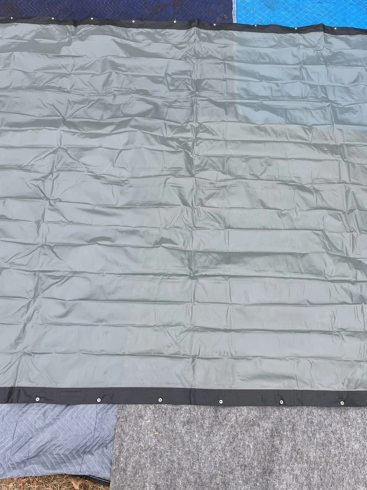 Pantalla de proyección Da Lite 7,5x10 plegado rápido gris gris pantalla solo 2002 Deluxe Foto 3 de 4