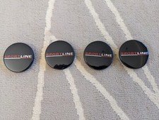 Volkswagen vw transporter T6 Sportline Centre Alloy Wheel Caps Genuine Black