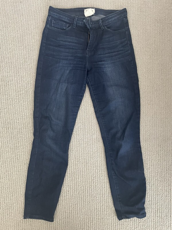 Dark Rinse Skinny Jeans By L’Agence. Ankle Length. Size 27