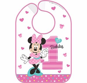 first birthday bib girl