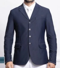 Samsheild Miami Matt Navy Textured  Jacket Sz48 Mens (B)