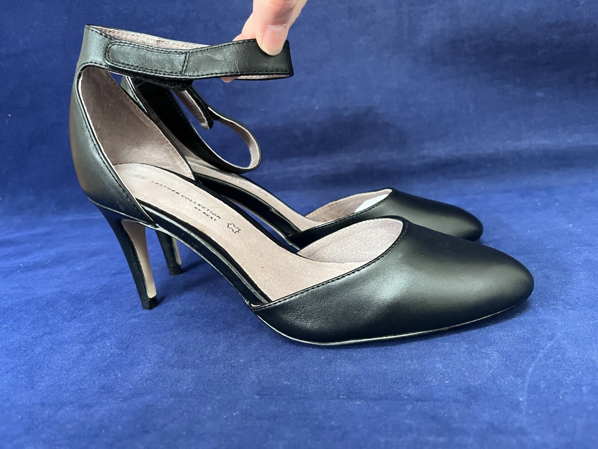 Black Leather Lucky Brand Lk Tukko NEXT UK 1/2 LEATHER COLLECTION