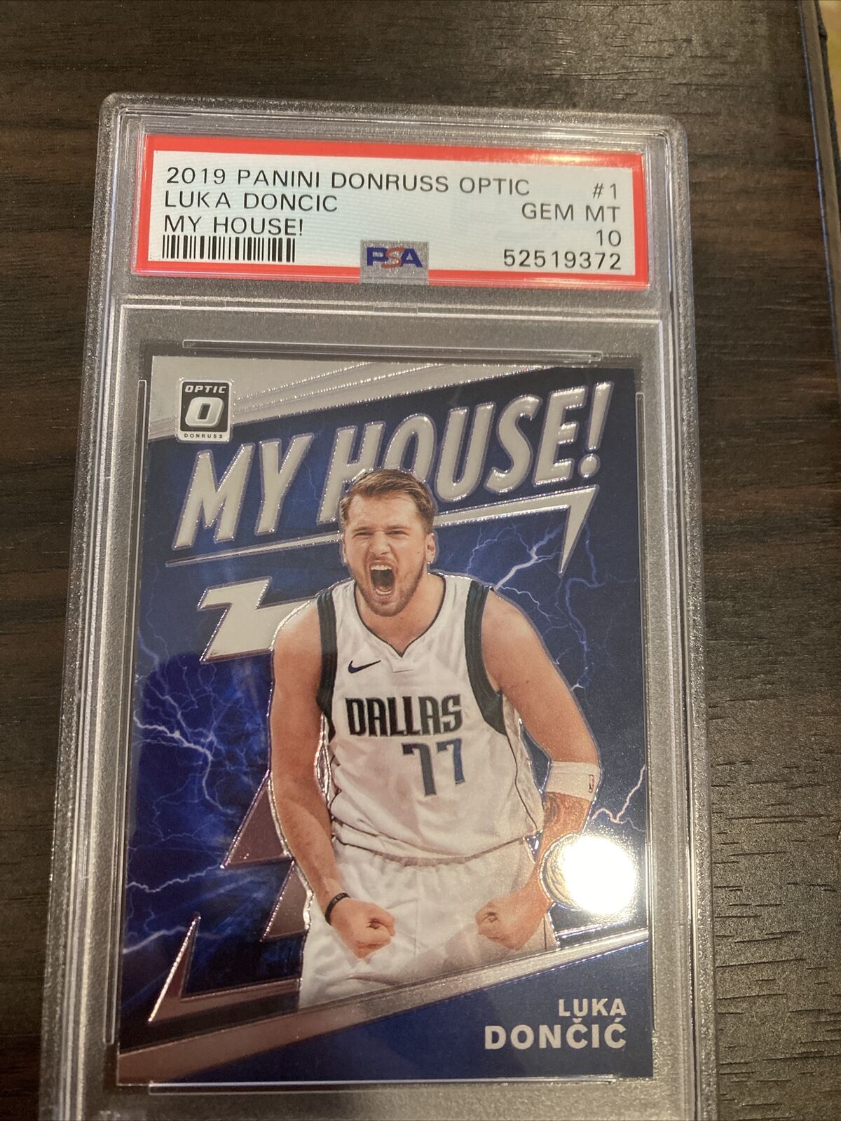 2019 Panini Donruss Optic #1 LUKA DONCIC My House! PSA 10 GEM MINT