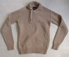 Guess by Marciano pull en laine col châle couleur chameau M