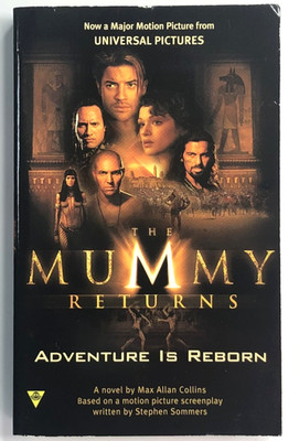 THE MUMMY RETURNS Max Allan Collins (2001) Berkley Movie Tie-In Horror RARE