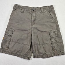 Cabela's Men's Cargo Shorts Trail Hiking 100 Cotton Grey Size 32