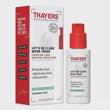 Thayers Lets Be Clear Water Cream Combo to Oily Skin 2.5 fl oz