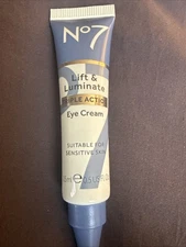 No7 Lift & Luminate Triple Action Eye Cream - 0.5 oz (15ml) No Box