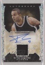 2022 Leaf ITG Used Sports In the Game Silver Pattern 25/25 Tony Parker Auto 7y2