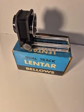 Lentar SLR Bellows Macro Extension Unit w/ Original Box Vintage M42 Mount