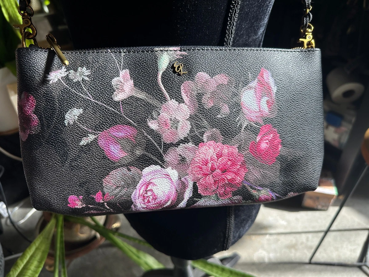 Elliott Lucca Black Quilted Interior Backpack with Pink Trim Elliott Lucca Handbag - Etsy main image 2