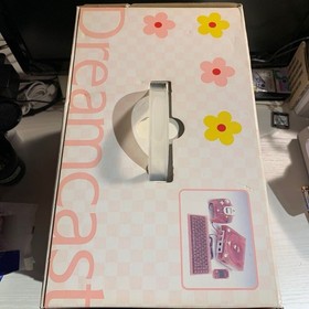 Sega Dreamcast Hello Kitty Pink HKT-3000 BEAUTIFUL BOX FOR COLLECTION Japan New