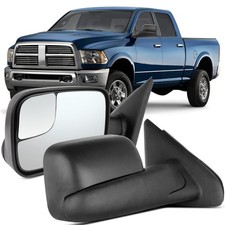 Pair Power Heated Flip Up Towing Mirrors Fit 98-01 Ram 1500 98-02 Ram 2500 3500