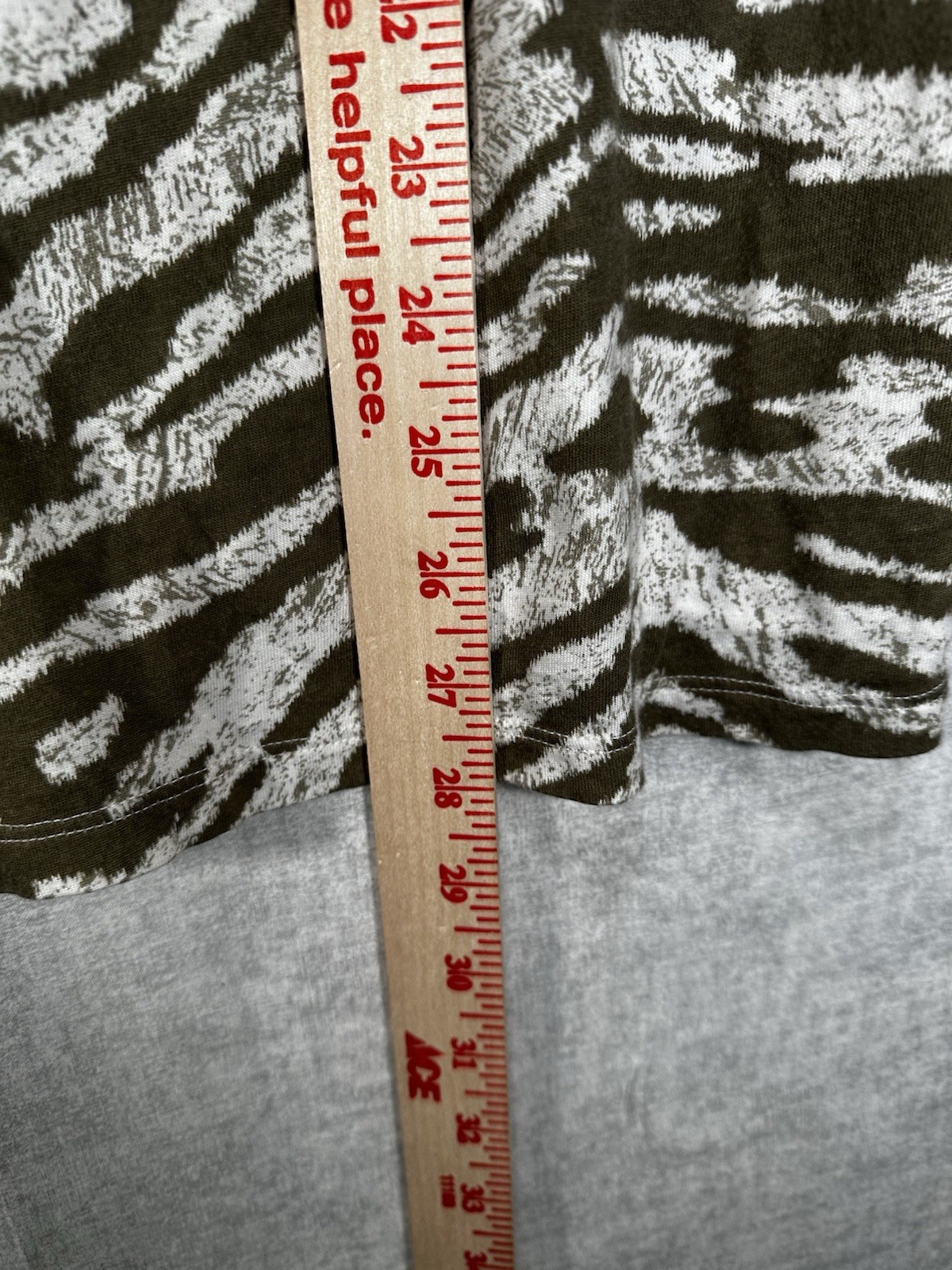 Talbots Plus Olive Green Top Split Neck Tunic 3/4… - image 5