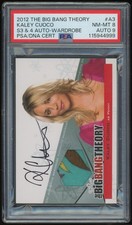 2012 Cryptozoic Big Bang Theory #A3 Kaley Cuoco Wardrobe PSA 8 Auto 9 *4999