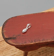 Vtg Pete Acquisto Sterling Silver Baby Spoon Artisan Dollhouse Miniature 1:12