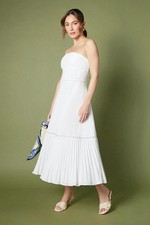 Coast White Midi Dress Womens Occasion Dresses