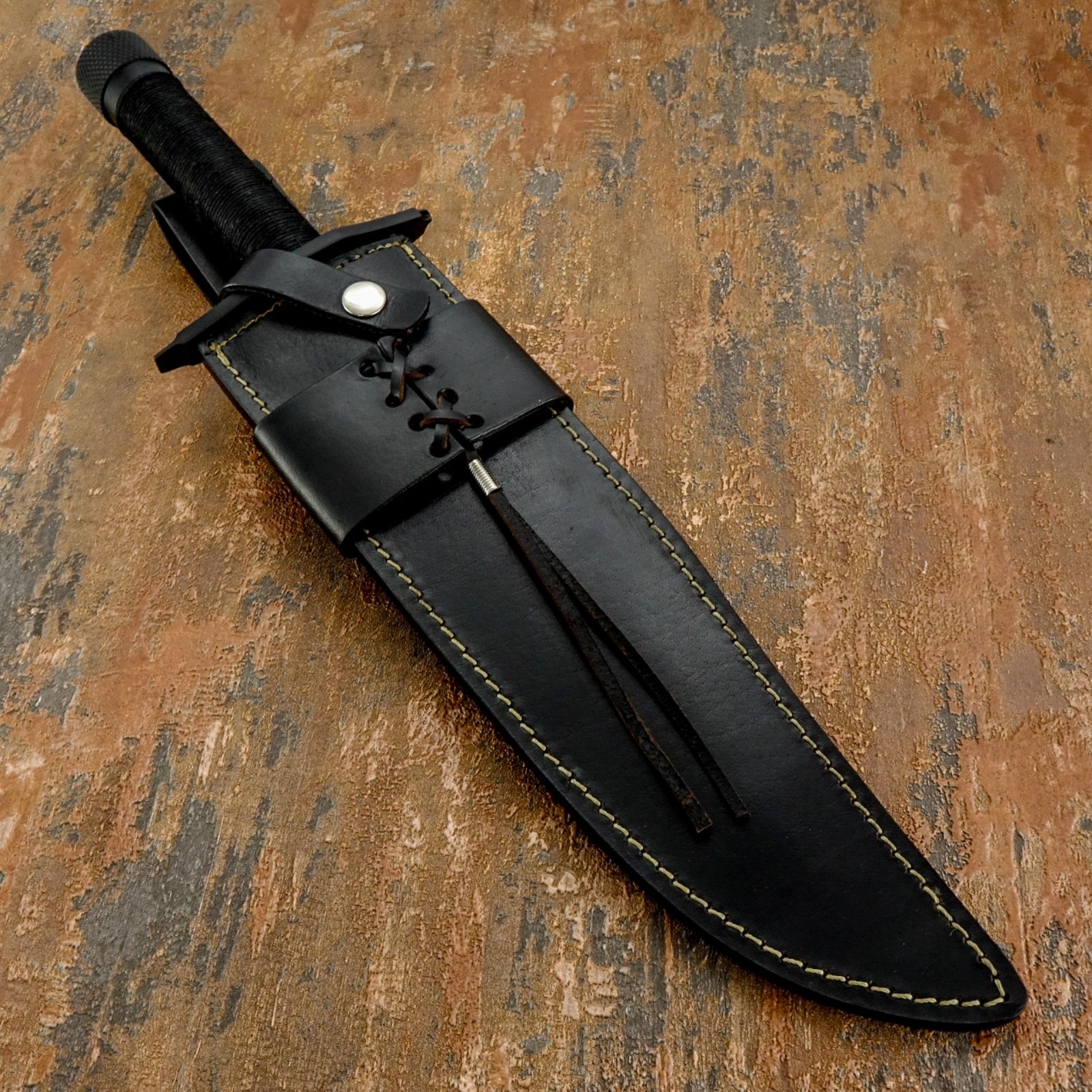 Model # 5998 Impact Cutlery Custom Handmade Rambo Bowie Knife  | D2 Steel