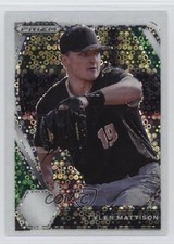 2021 Panini Prizm Draft Picks White Donut Circle 32/50 Tyler Mattison 00li