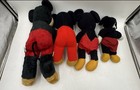 Vintage Walt Disney Multicolor Mickey Mouse Stuffed Plush Toys Lot Of 4 — photo 6
