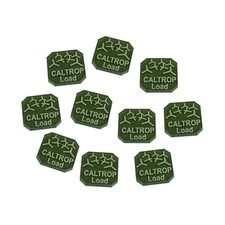 Litko Gaslands Tokens Gaslands Caltrop Load Ammo Tokens - Translucent Grey New