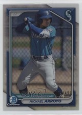 2024 Bowman Chrome Prospects Refractor /499 Michael Arroyo #BCP-97 19b1