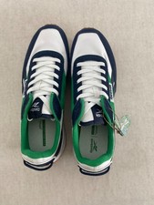 Reebok Classic Sneaker Shoes Unisex US 10.5 White Green Navy Comfort Footed NWT