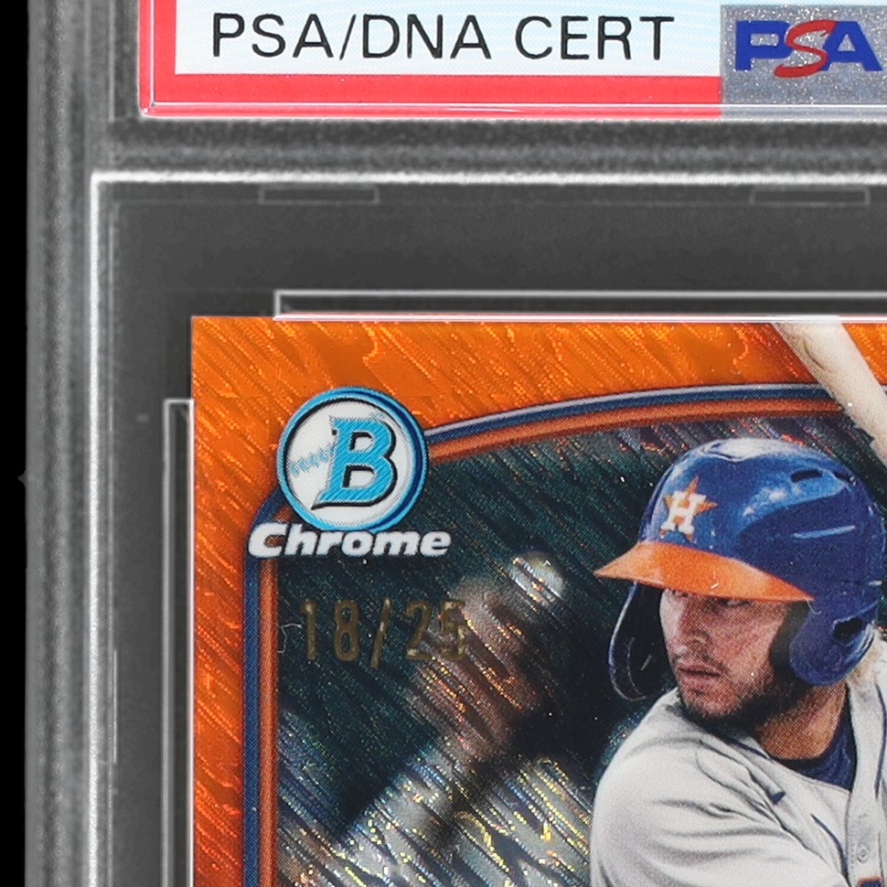 2023 Bowman Chrome Wilyer Abreu #CPAWA PSA 10 AUTO 18/25 Baseball Gem Mint AUTO view 4