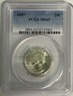 1937 Washington Silver Quarter PCGS MS65 Free US Shipping Philadelphia Washington