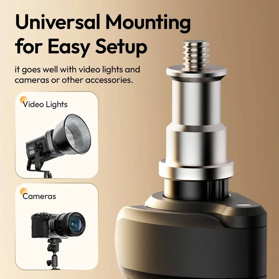 Tripé suporte de luz T270 2.7M para luz de vídeo COB V-Mount Softbox carga máxima 6KG - Imagem 2 de 4